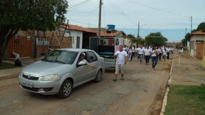 Abertura do outubro rosa, “Caminhada com a comunidade e equipe de saúde” 04/10/2017 Saída do PSF-DONA DIDI As 07h00min horas