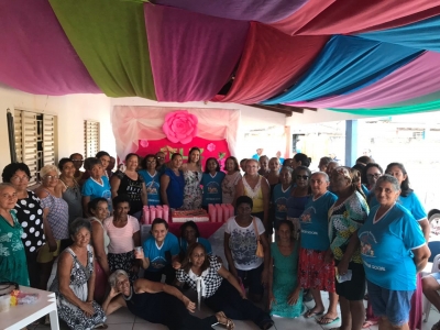 Dia Internacional da Mulher com o Grupo do Serviço de Convivência e Fortalecimento de Vínculo - SCFV Melhor Idade