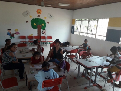 No dia 20 de Março de 2018 ocorreu o Serviço de Convivência e Fortalecimento de Vínculo – SCFV com as Crianças da Vila Recreio