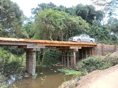 Barão de Melgaço: Prefeito Elvio entrega pontes da Passagem Grande e Praia dos Bois recuperadas e reformadas