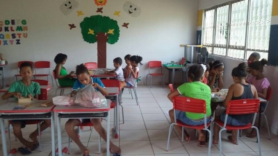 O Serviço de Convivência e Fortalecimento de Vínculo - SCFV com as Crianças e Adolescentes da Vila Recreio ocorreu nesse dia 03 de Outubro de 2017